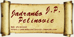 Jadranko Pelinović vizit kartica